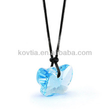Wholesale natural diamond jewelry transparent crystal pendant